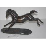 Eddie Hackman bronze "Stallion" sculpture