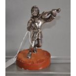Sterling silver Violinist figurine