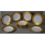 Set twelve Copeland Spode soup plates