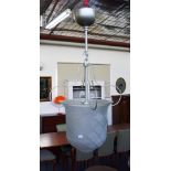 Contemporary hall lantern light fitting