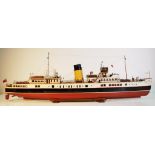 Live steam model of English ferry 'Cormarant'