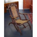 Edwardian folding deck chair