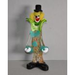Signed Murano glass clown figure