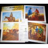 Hugh David Sawrey (1919-1999) hand signed prints