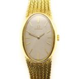 18ct gold Omega watch