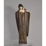 Antique bronze & ivory Madonna & Child