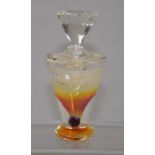 Richard Clement art glass perfume bottle