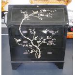 Chinoiserie mother of pearl writing bureau