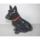 Large Sylvac black scotch terrier dog figure