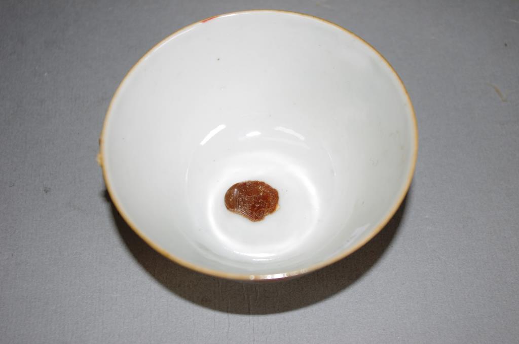 Antique Chinese porcelain rice bowl - Image 5 of 5