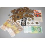 Quantity of Australian & world coins