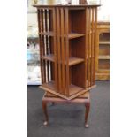 Vintage revolving bookcase