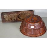 Vintage copper jelly mould