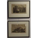 Two antique engravings of New Zealand