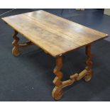 18th century Spanish walnut dining table