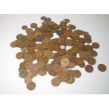 Quantity Australian copper coins