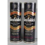 Two bottles: Glenfiddich Scotch Whisky