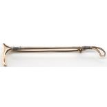 Antique 9ct riding crop bar brooch