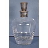 Christofle crystal & silver plated decanter