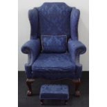 Wingback armchair