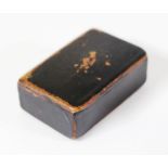 Antique lacquer ware snuff box