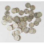 Collection Kennedy half dollar coins