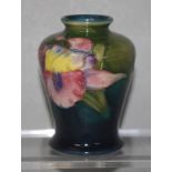 Moorcroft green orchid vase