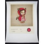 Mlle Lee'ay - unframed 'Little Red Riding Hood'