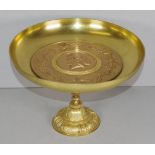 Antique gilt bronze comport