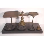 Victorian brass postal scales