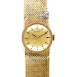 Vintage Tissot 9ct gold ladies watch.