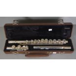 F E Olds & Son USA cased flute