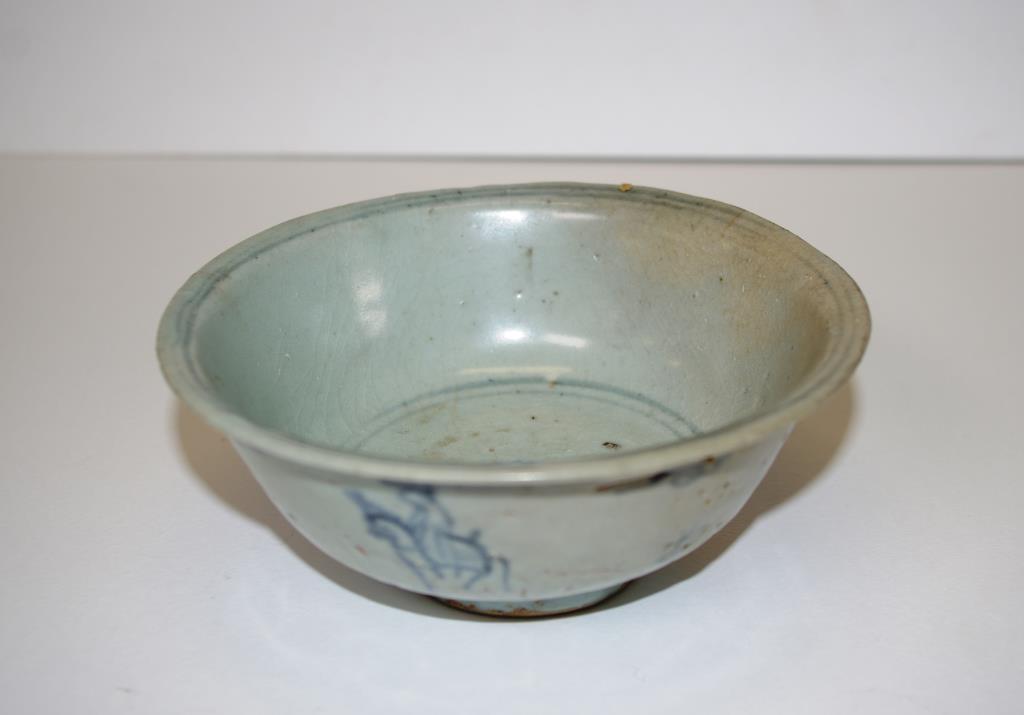 Chinese Ming Dynasty blue & white bowl - Image 5 of 5