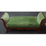 Two seater antique style day bed / sofa