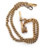 Antique Australian 15ct gold fob chain