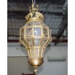 French gilt bronze octagonal Versailles lantern