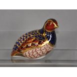 Royal Crown Derby Quail paperweight