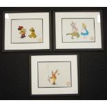 Three Walt Disney limited edition serigraphs