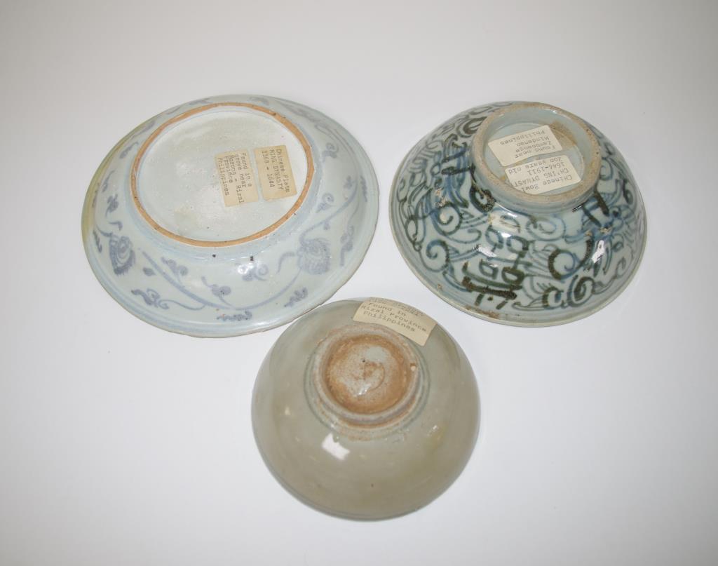 Three various Chinese Ming/Ching Dynasty bowls - Image 6 of 6