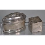 Middle Eastern silver plate lime box