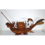 Antique model of Japanese Daimyo Ceremonial Ship