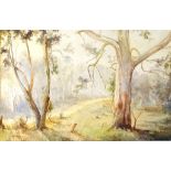 I.Goodwin "Gumtree" watercolour