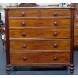 Victorian mahogany chest of drawers