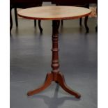 Antique tripod occasional table