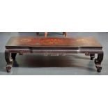 Chinese hardwood low table