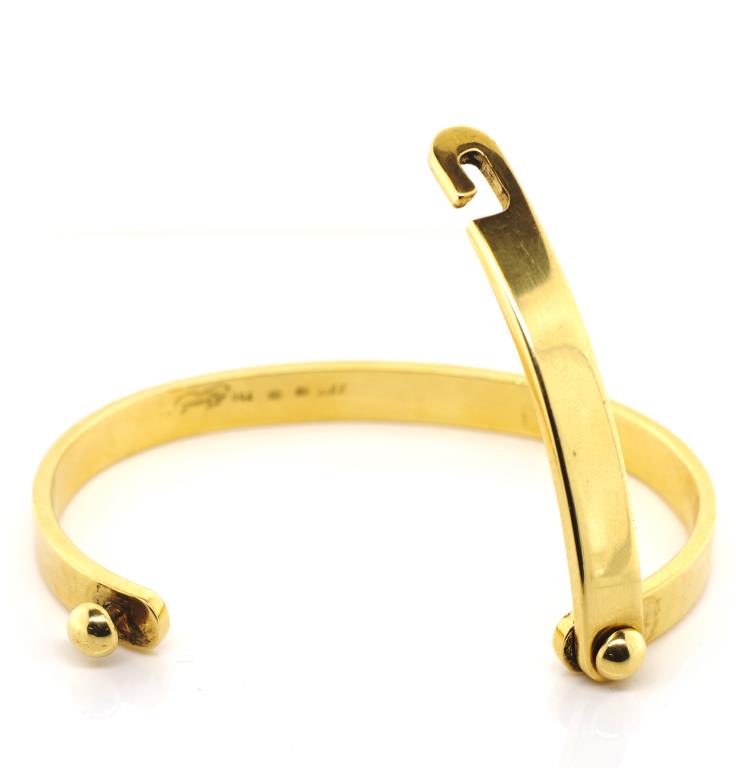 18ct yellow gold bangle