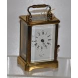 English brass carriage clock