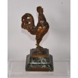 Bronze Cockerel figure