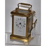 English brass carriage clock