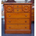 Victorian cedar chest of drawers